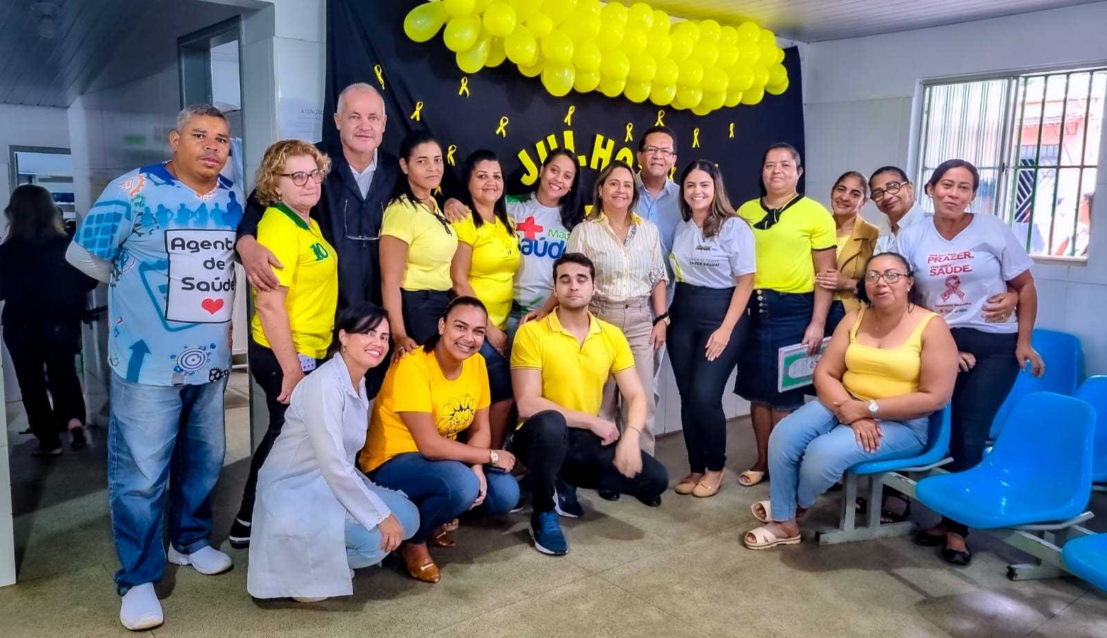 Camacã/Julho Amarelo: PSF Dr. Jaquisson de Deus II realiza campanha de conscientização contra as Hepatites Virais 

